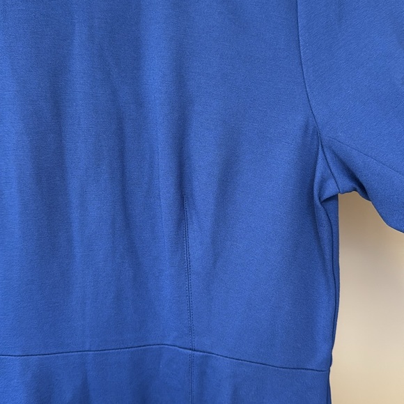J. Crew Factory Zip ponte dress | EUC | 8 | Blue - Picture 7 of 11
